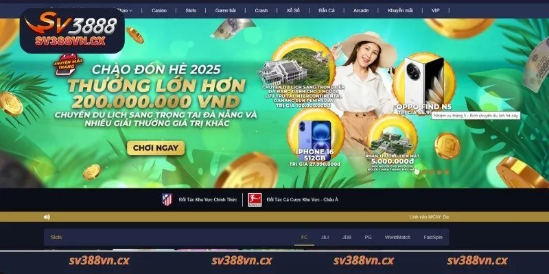 Giới Thiệu Sv388 - giao diện cấu hình game