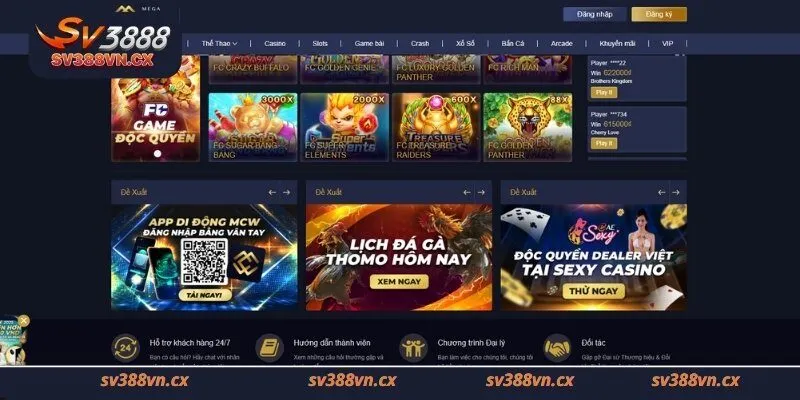 Top chủ đề thu hút cược thủ đến với nhà cái Sv388